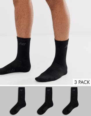 new balance socks black