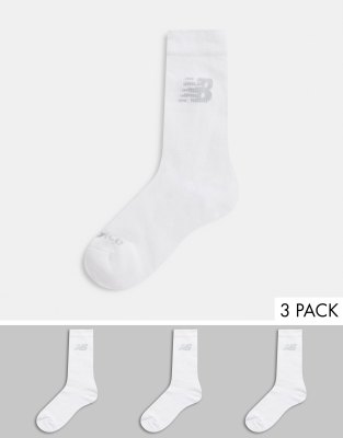 new balance socks white