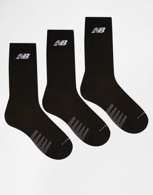 New Balance 3 Pack Crew Socks | ASOS