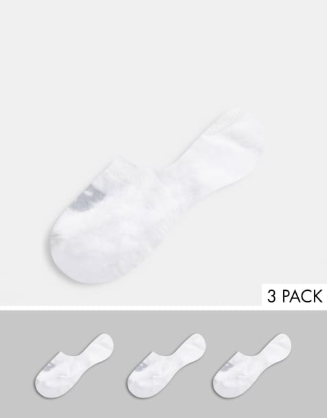 New Balance 3-pack invisible liner socks in white - view 1