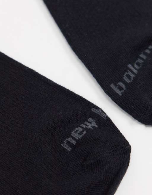 New Balance 3 pack quarter socks in black, 4 of 4