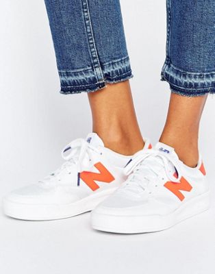 New Balance 300 Court Trainers In White 
