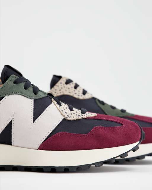 New Balance 327 animal colorblock trainers in black - exclusive to ASOS