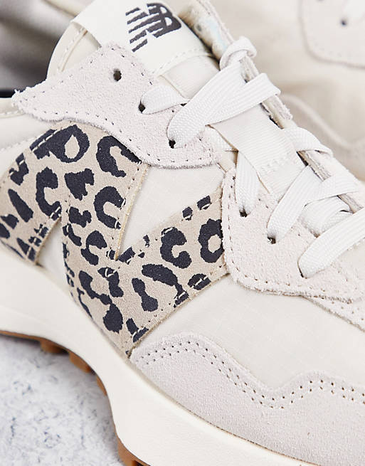 New Balance 327 animal trainers in off and leopard - exclusive to ASOS | ASOS