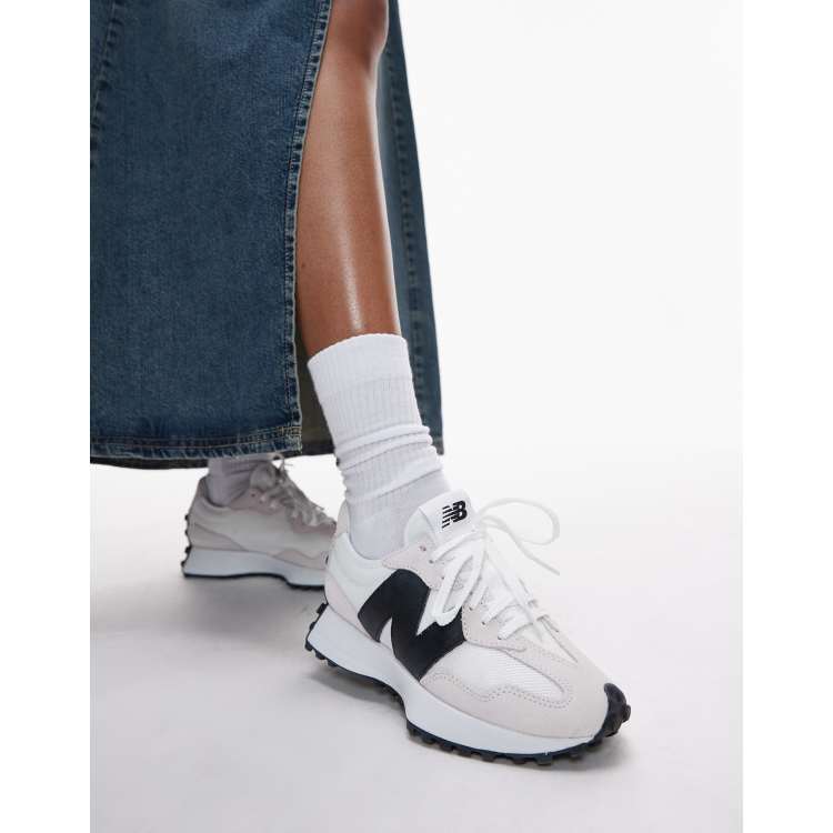 New Balance 327 Baskets Blanc et noir ASOS