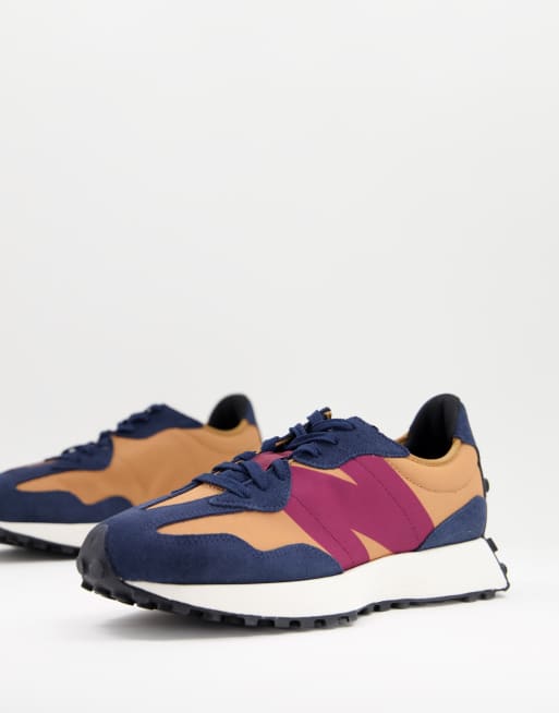 New balance shop bleu marine doré