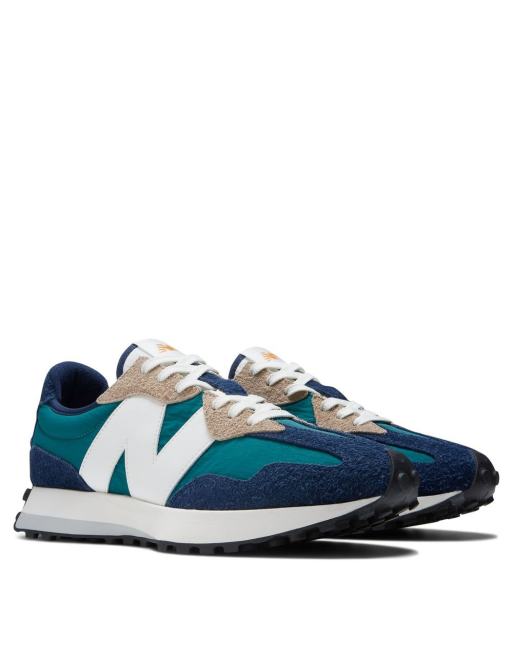 New balance bleu et vert best sale