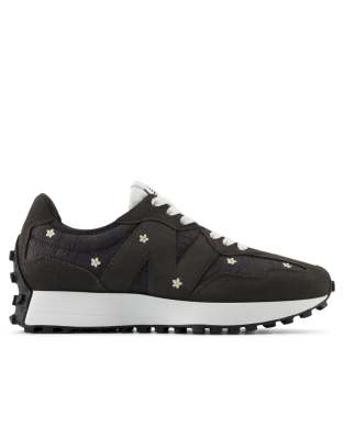 New Balance - 327 - Baskets - Ciment noir - view 1