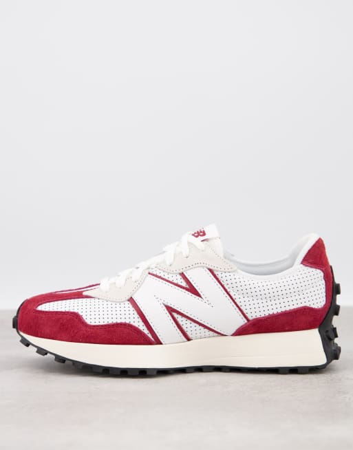 New Balance 327 Baskets de qualit sup rieure Blanc et rouge