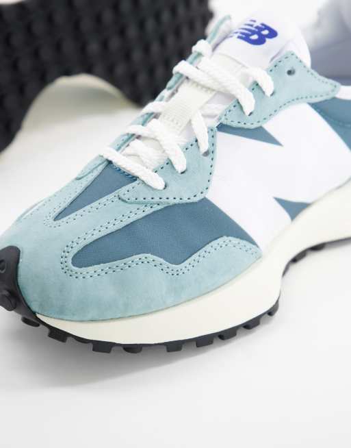 New Balance 327 Baskets de qualit sup rieure Bleu temp te et blanc