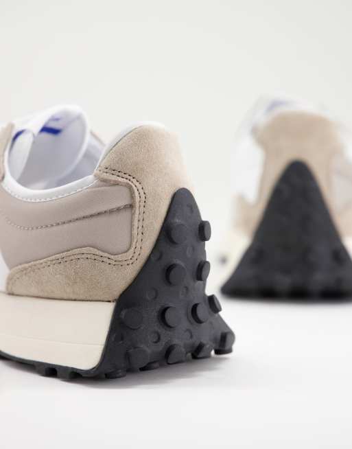 New Balance 327 Trainers In Oatmeal And Pastel Pink atelieryuwa.ciao.jp