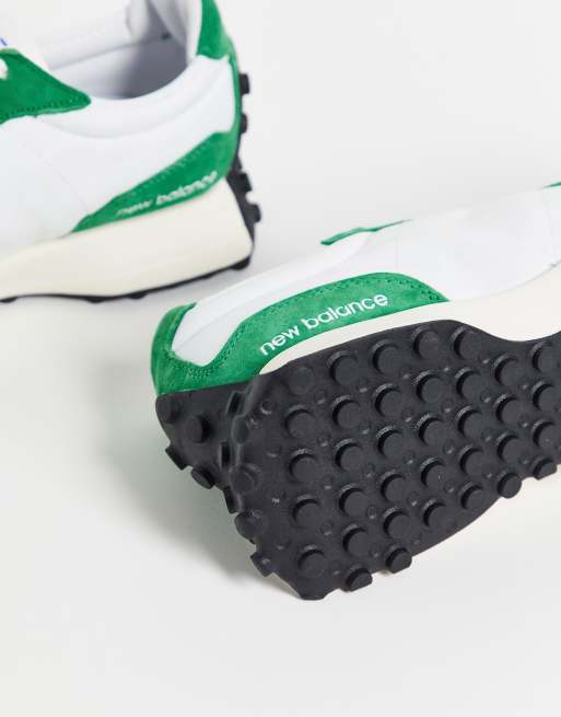 New Balance - 327 - Baskets de qualité supérieure - Vert et blanc, 3 de 4