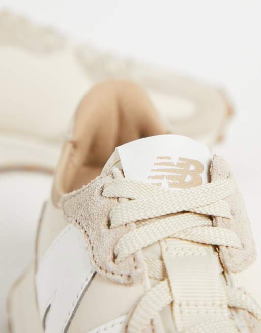 New balance cheap beige et blanche