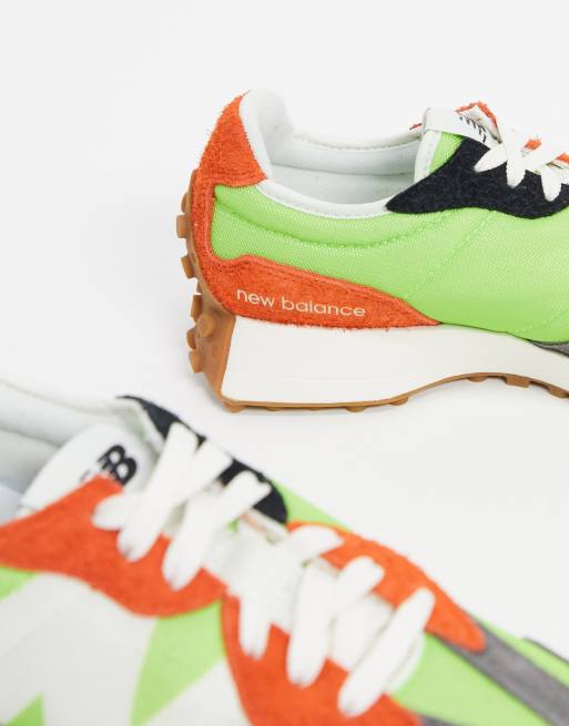 New balance verte clearance et orange