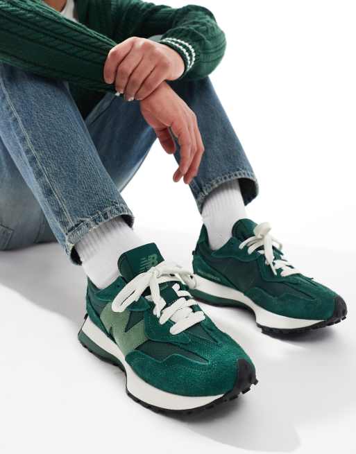 New Balance 327 Baskets Vert fonce