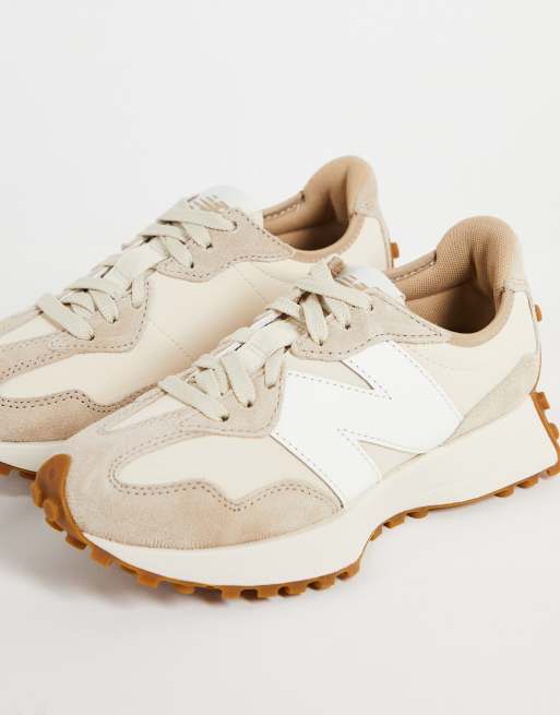 women's new balance 327 beige