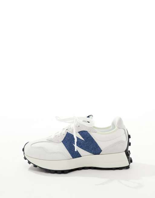 New Balance – 327 – Biało-niebieskie buty sportowe, 2 z 5