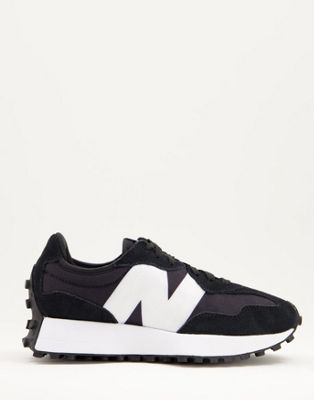 New Balance 327 Core Sneakers In Black | ModeSens