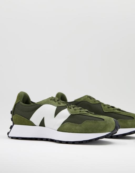 New Balance 327 core trainers in khaki