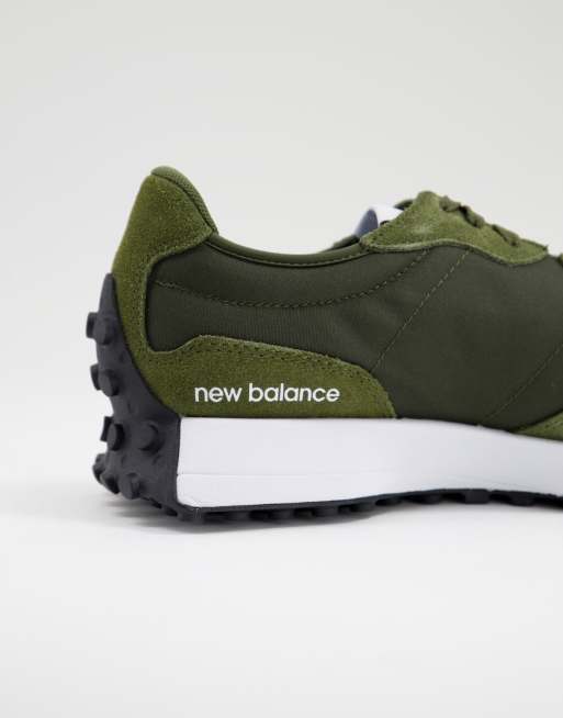 New Balance 327 core trainers in khaki