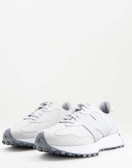 New Balance 327 metallic sneakers in silver | ASOS