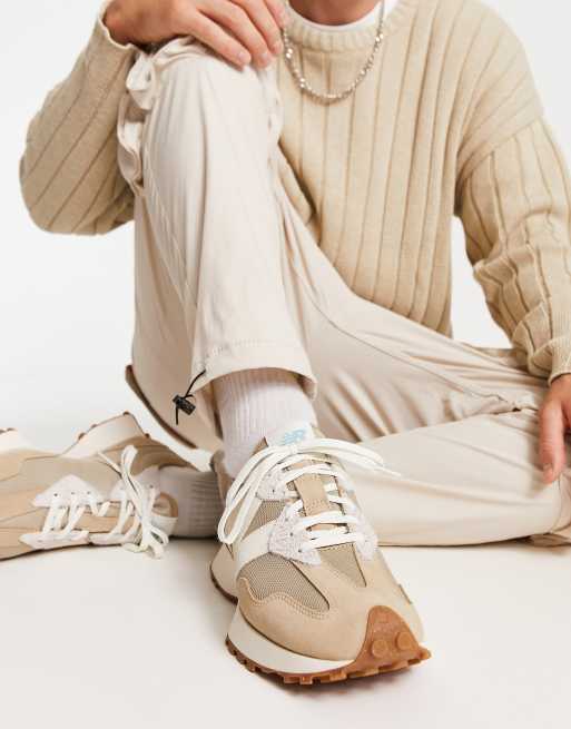New Balance – 327 Premium – Jasnobrązowe buty sportowe, 3 z 4