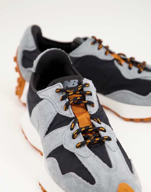 New Balance - 327 premium - Sneakers i sort og lyseblå, 2 af 4