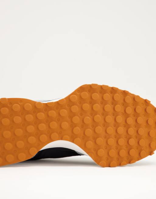 New Balance 327 – Premium – Svart och ljusblå sneakers, 4 av 4