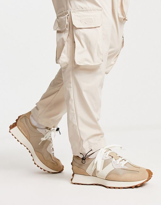 New Balance 327 trainers in beige, ASOS