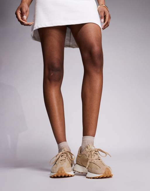 New Balance – 327 – Sneaker in Beige mit Leopardenmuster-Detail, 5 von 5