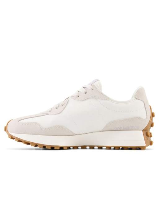 New Balance – 327 – Sneaker in Beige und Flieder, 3 von 4