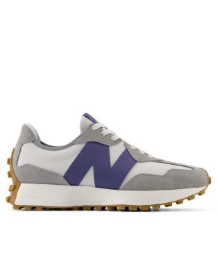 New Balance - 327 - Sneaker in Grau und Violett