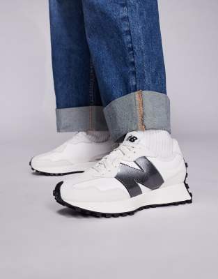 New Balance - 327 - Sneaker in Meersalz-Weiß