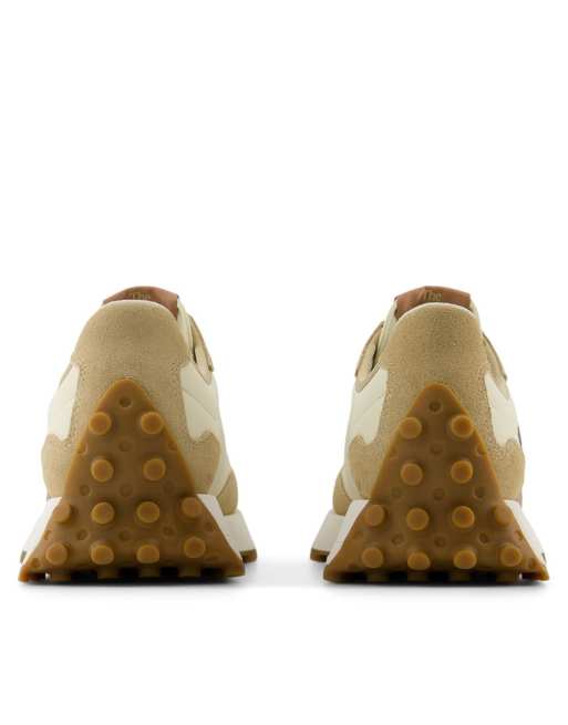 New Balance – 327 – Sneaker in Weiß mit braunen und roten Details, 5 von 5