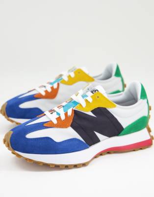 New Balance 327 - Sneakers bianche multicolore