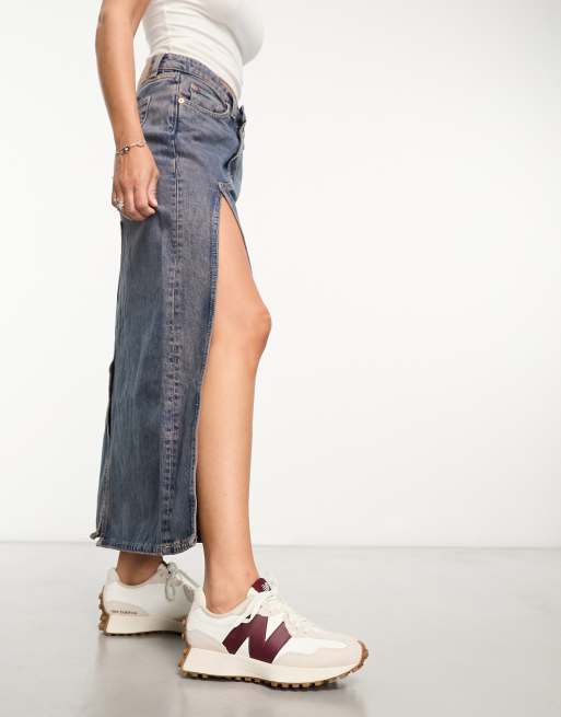 New Balance - 327 - Sneakers bianco sporco e bordeaux, 4 di 4