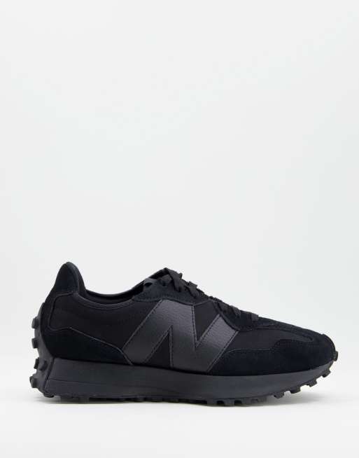 New Balance - 327 - Sneakers i tredobbelt sort