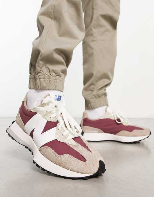 New Balance - 327 - Sneakers in beige en terracotta