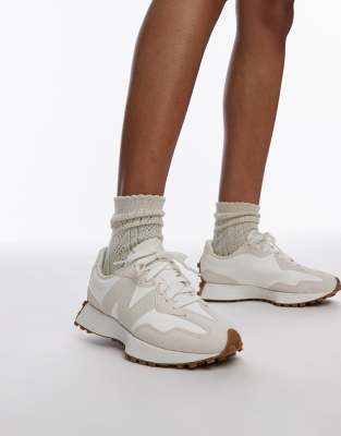 New Balance - 327 - Sneakers in Beige-Neutral