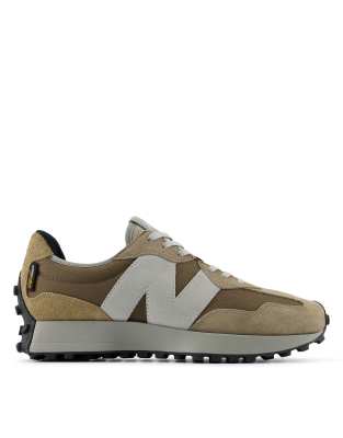 New Balance - 327 - Sneakers in Beige-Braun