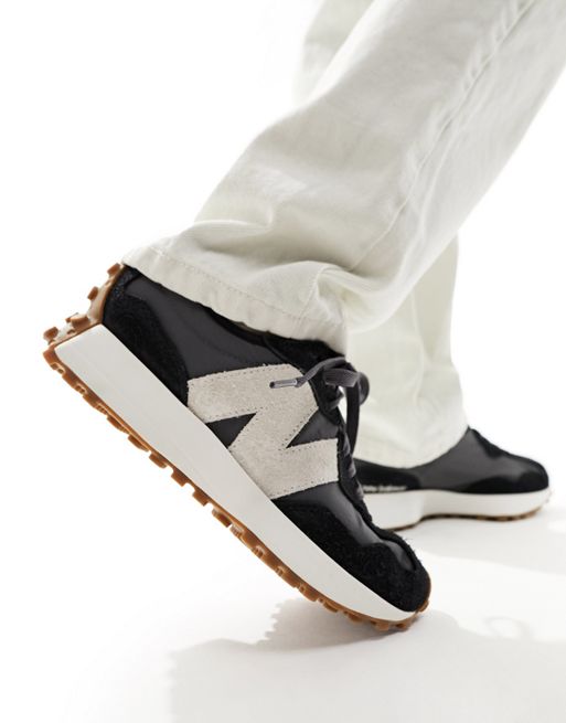 New Balance 327 sneakers in black and beige - exclusive to FhyzicsShops