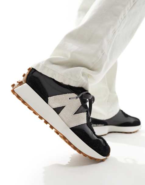 New Balance 327 sneakers in black and grey - exclusive to ASOS - BLACK