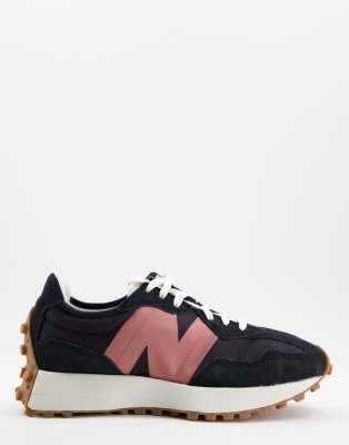New Balance New Balance 327 sneakers in black and pink - BLACK