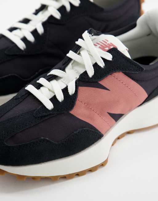 New balance 327 store black and rose gold