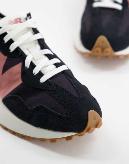 New balance 327 store black and rose gold