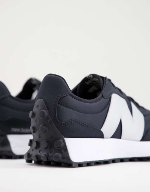 New balance 327 black with hot sale silver mink