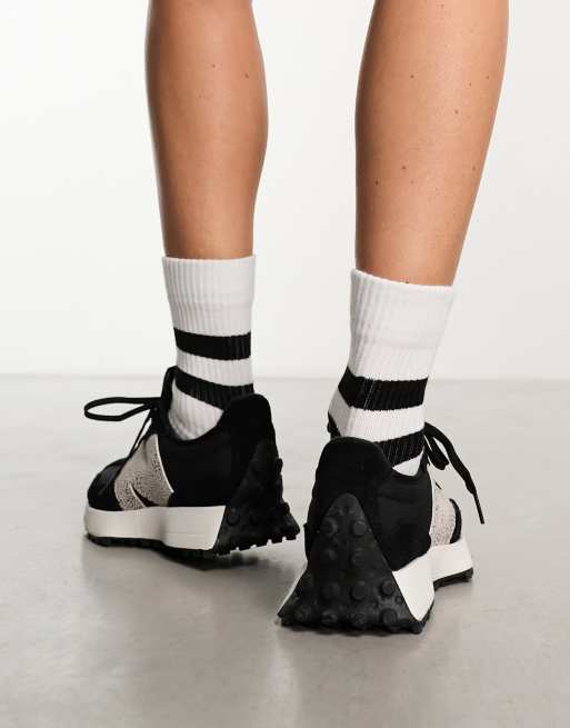 送料・税関込み★NEW BALANCE 327  ブラック×レオパード柄 国内発送】New Balance 327☆レオパード柄☆キッズ☆PH327SE