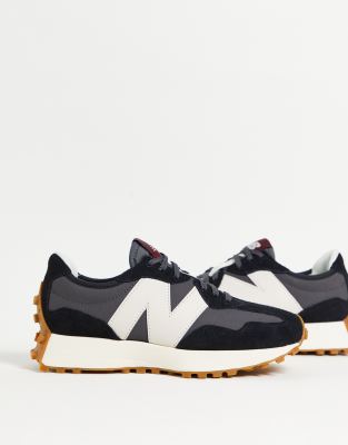 new balance 327 ecru and black