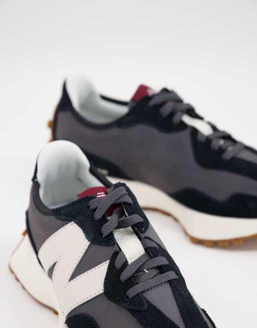 【NEW BALANCE】Black Moonbeam 327 ☆Unisex☆大人気☆ Womens New Balance 327 Athletic Shoe - Moonbeam / Black
