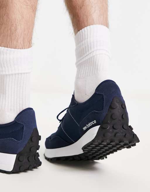 New Balance - 327 Sneakers in blauw en wit, 2 van 4